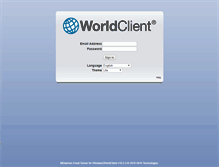 Tablet Screenshot of mail.wdwinfo.com